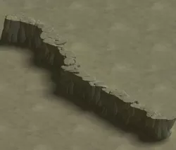 Cartoon forest - river stone connection 3D model