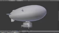 Challenger Airship 3D model