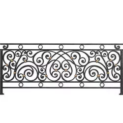  Classic Forged Fence 3D model