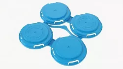 Clip PAK Carrier Handle Slim Can QuadPak  3D model