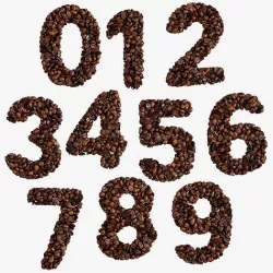 coffee letters 02 3D model