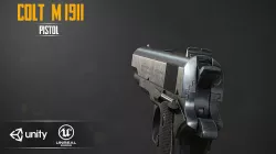 COLT M1911 PISTOL Low-poly 3D model