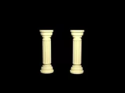 column 3D model