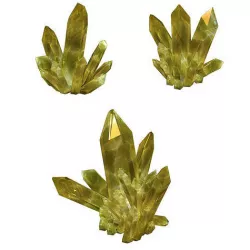 Crystal Swamp - Crystal - Yellow 02 3D model
