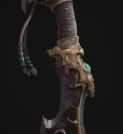 Dagger  Low-poly 3D model