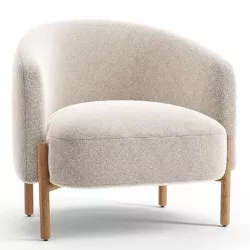 Denham Lounge Chair 3D model