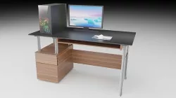 Desktop Computer Low-poly 3D model