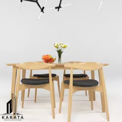 Dining Table Set 3D model
