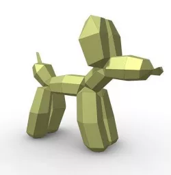 Dog balloon stay 3D model