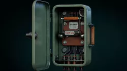 Electrical panel 3D model