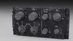 F16 AUDIO 1 Panel 3D model