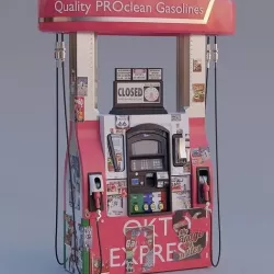 Gas Pump 3D model