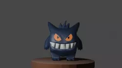 gengar pokemon Low-poly 3D model