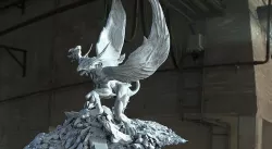 Griffin Monster posed in action 3D model
