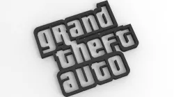 GTA Logo 3D model