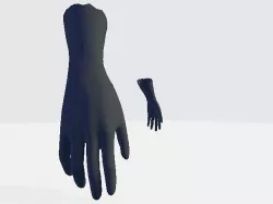 Hands Low-poly 3D model