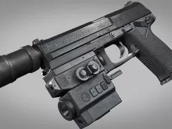 Heckler Koch MK23 USSOCOM Low-poly 3D model