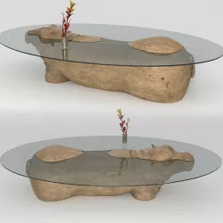 Hippo- Coffee table 3D model