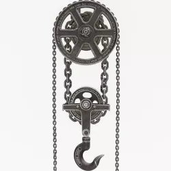 HOOK AND CHAINS 3D model