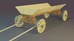  horse-drawn carriage 3D model
