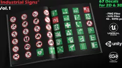 Industrial Signs - Vol1 - 67 decal textures -  Texture