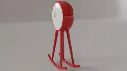 Infinity Clock by Bosa Ceramiche 3D model