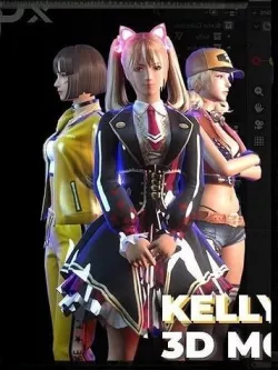 Kelly Caroline Misha 3d models  3D model