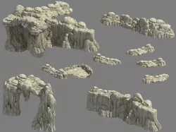 Kunlun Mountains - Mountain 03 3D model
