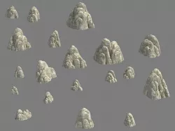Kunlun Mountains - Mountain 05 3D model
