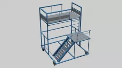 ladder Low-poly 3D model