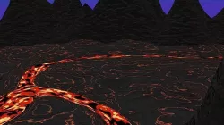Lava Scene 3D model