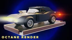 Lego Retro Muscle Car 3D model