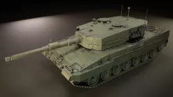 Leopard 2 High-Poly Detailed 3D model