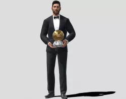 Lionel Messi  3D model
