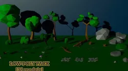 Low Poly Assets pack Low Poly 3D model for games Low-poly 3D model