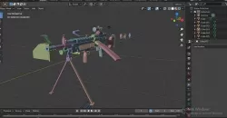 M249 SAW 3D model