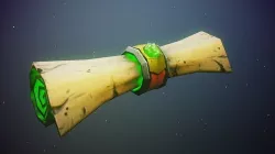 Magic Scroll Low-poly 3D model