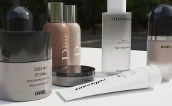 makeup set 3D model