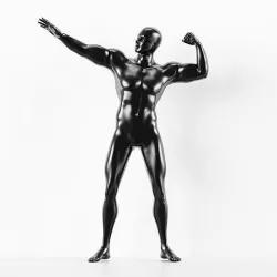 Man Muscle Pose Mannequin 3D model