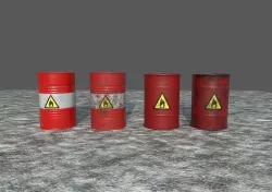 Metal Barrel 3d model 3D model