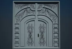 Metal gate 3D model
