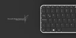 Microsoft Wedge Keyboard 3D model