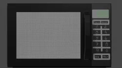 Microwave 3D model