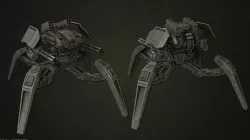 Military mech 3D model