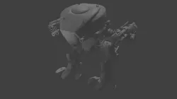 Military Remote mech  3D model