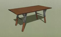 MODERN DINING TABLE  3D model