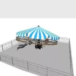 ombak banyu pasar malam 3D model