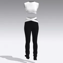PANT BLOUSE 3D model