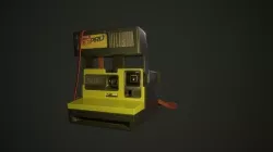 Photo camera Polaroid 600 Low-poly 3D model