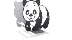 Playground - Panda Rider Low-poly 3D model